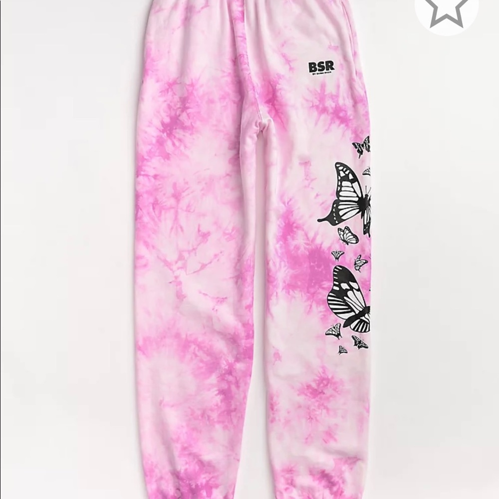 Butterfly Tie Die Jogger Sweatpants